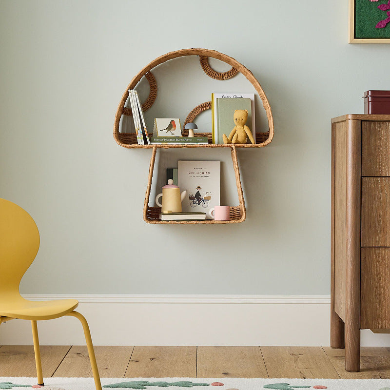 Wall shelf in playful design