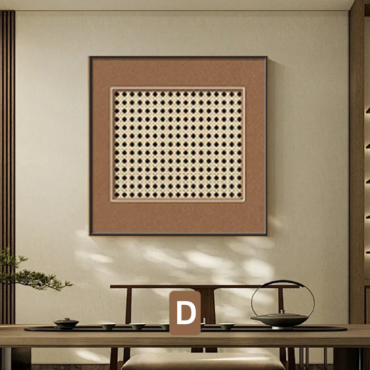 Decorative Framed Nature-Themed Artwork