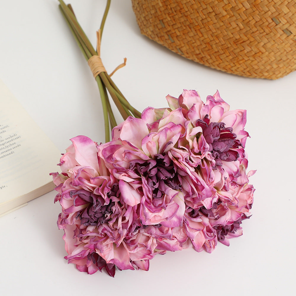 Artificial Peony Bouquet