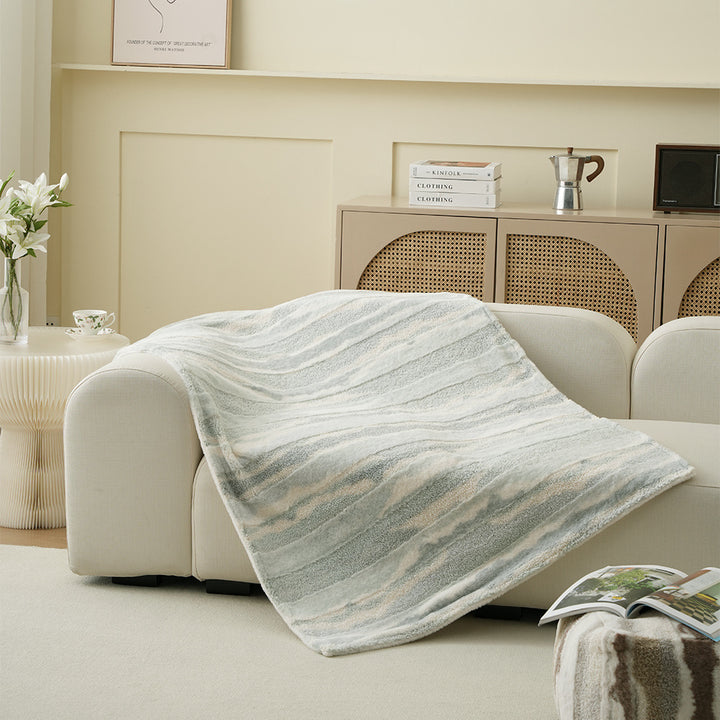 Bath mat and bathroom rug made of soft microfiber with non-slip underside