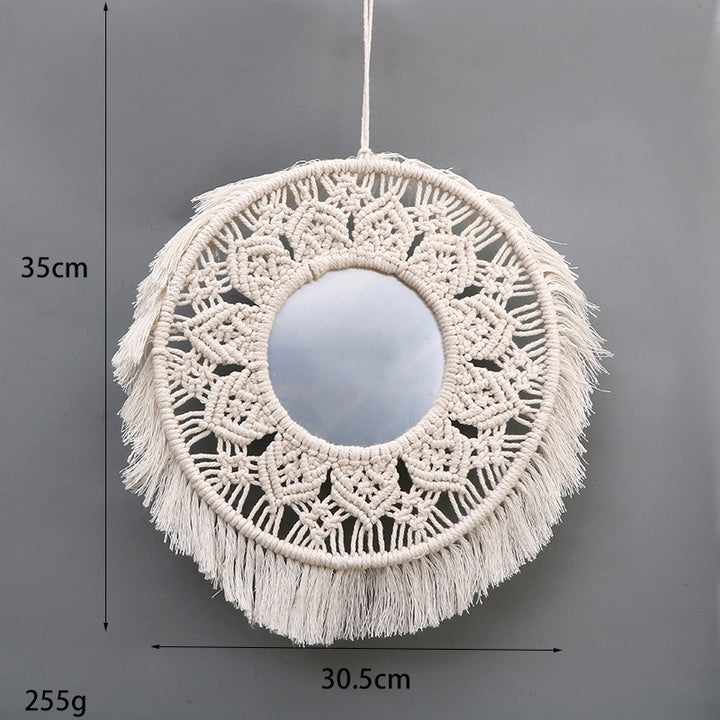 Decorative Macrame Mirror