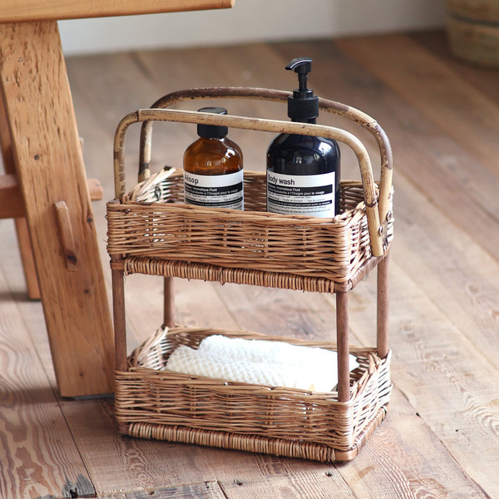 Practical storage basket with handle