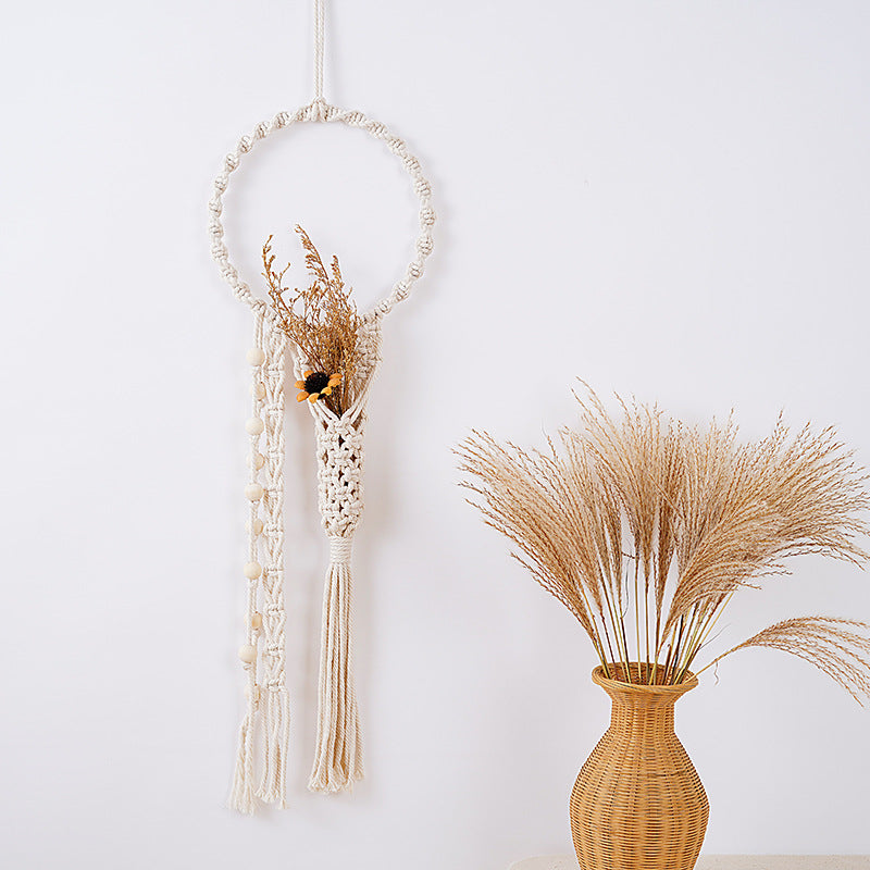 Bohemian Macramé Dreamcatcher Wall Hanging