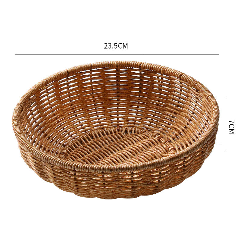 Handmade Natural Woven Fruit Bowl