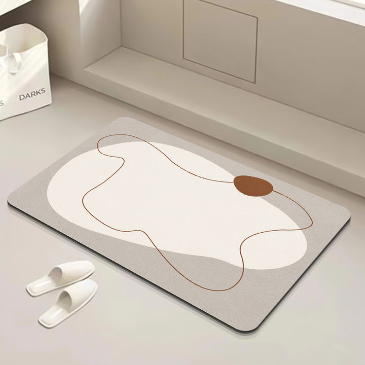 Modern Geometric Bath Mat