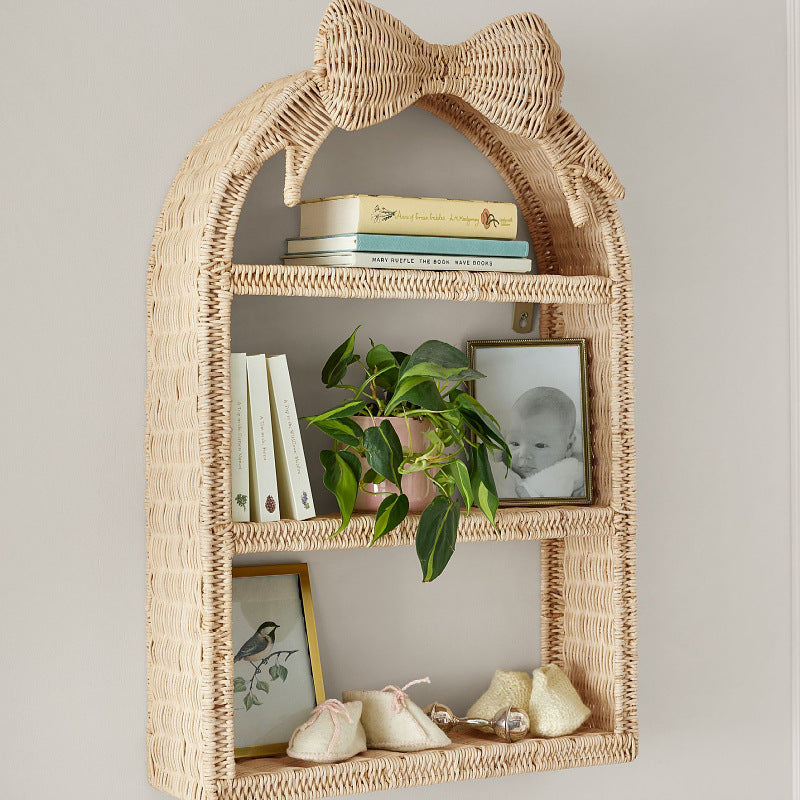 Playful wall shelf in butterfly design