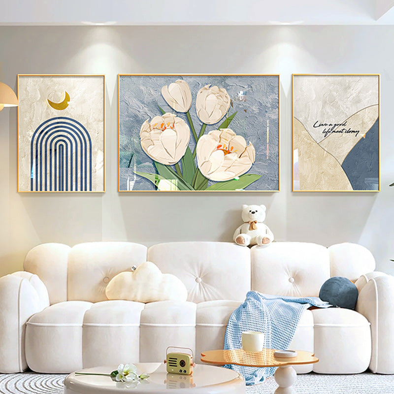 Decorative Framed Triptych Art Print