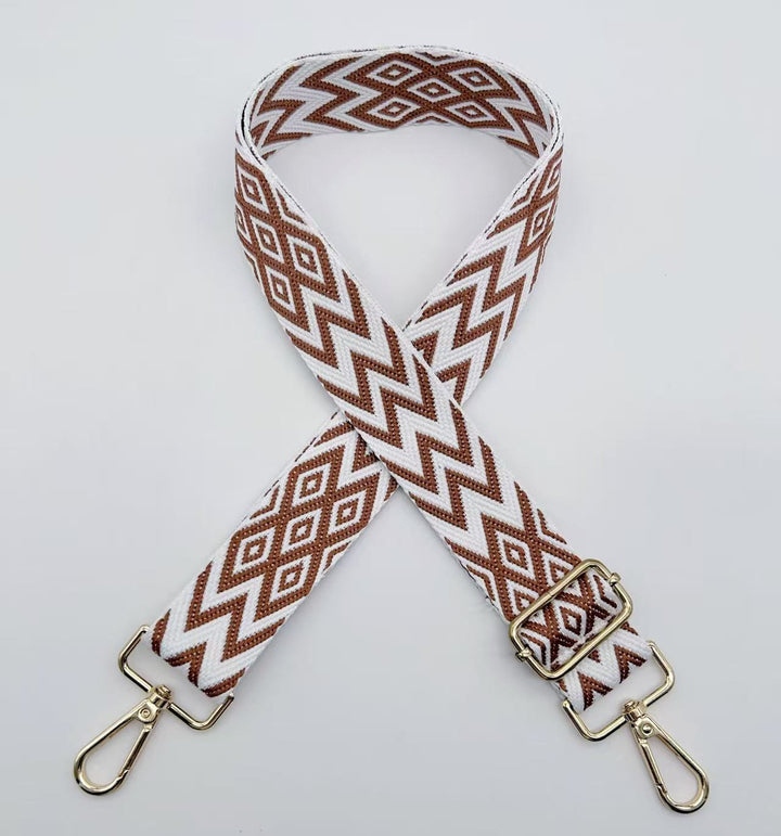 Adjustable Patterned Bag Strap