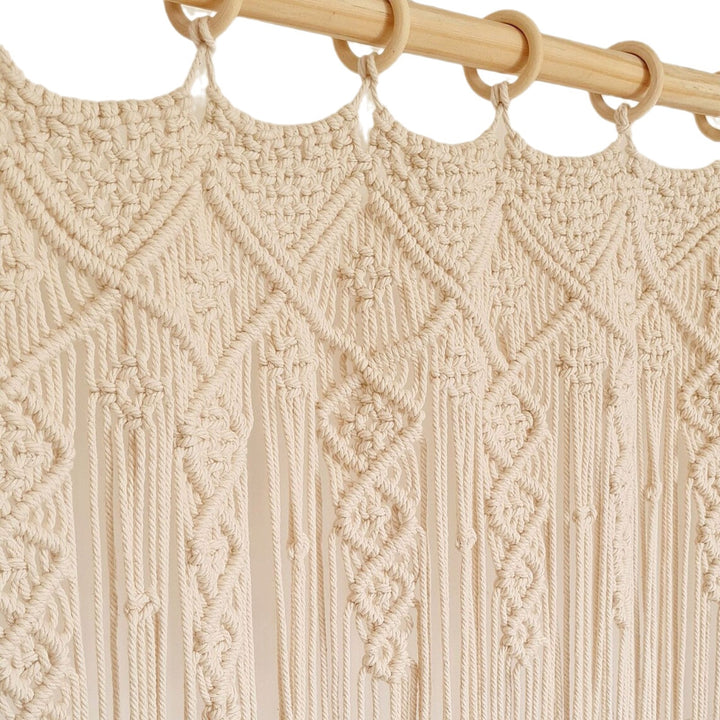 Macrame Room Divider Curtain