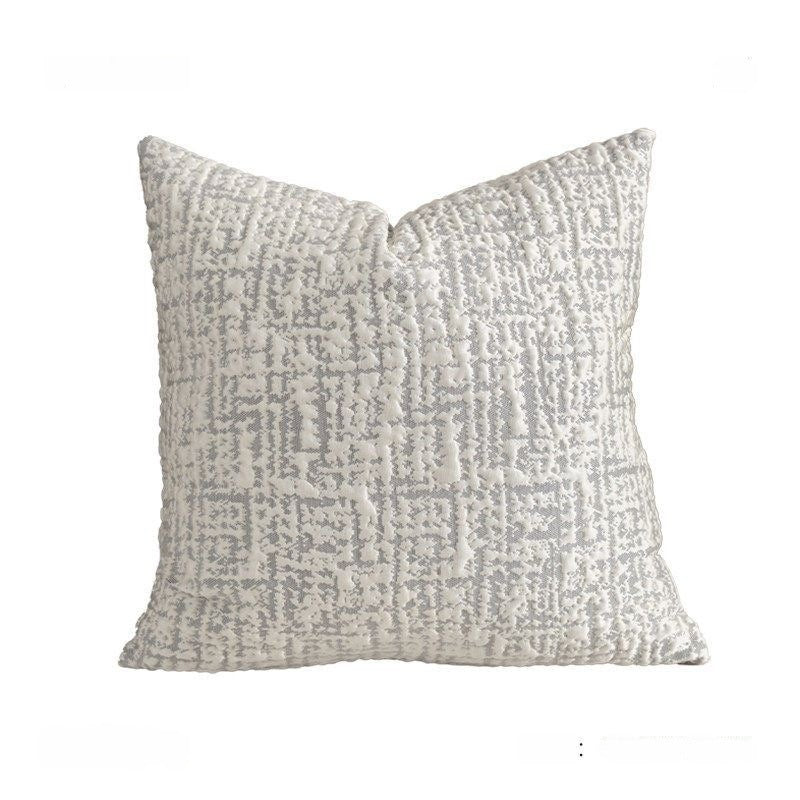 Textured Striped Throw Pillow