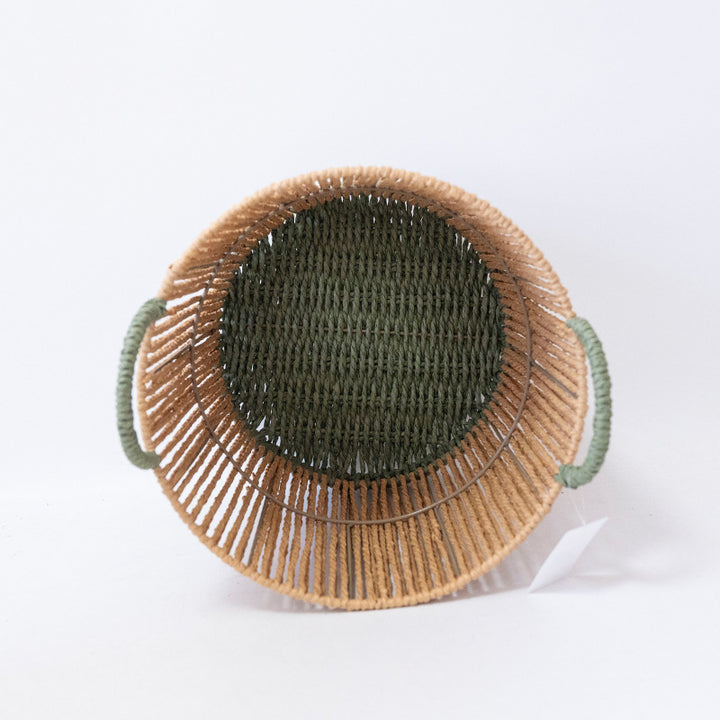 Handcrafted decoration basket