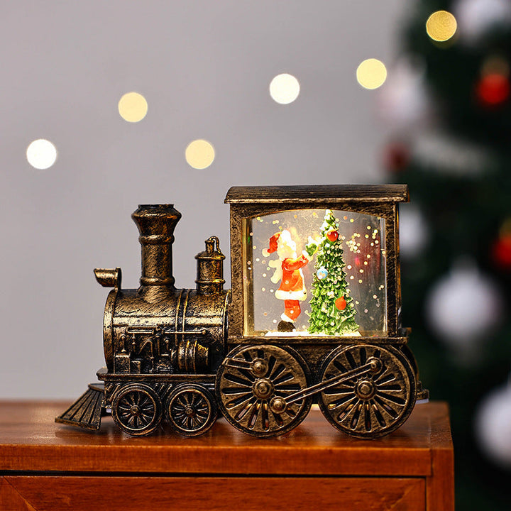 Snow Globe Lamp