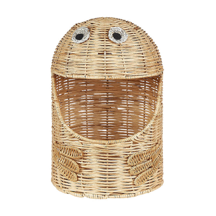Playful storage basket in animal design