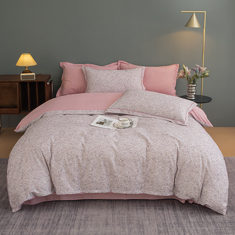 Nature-Inspired Botanical Print Duvet Cover Set