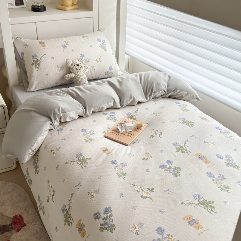 Polka Dot Patterned Duvet Cover Set