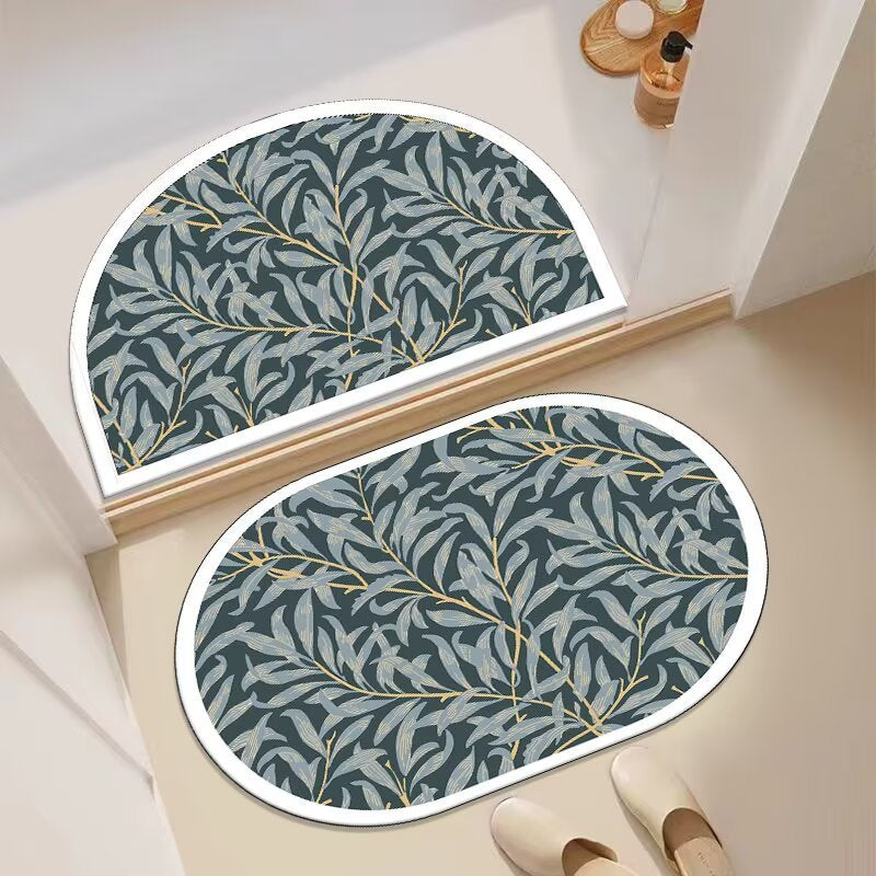 Decorative Floral Entryway Mat