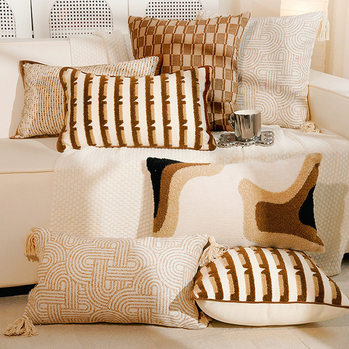Abstract Design Throw Pillow