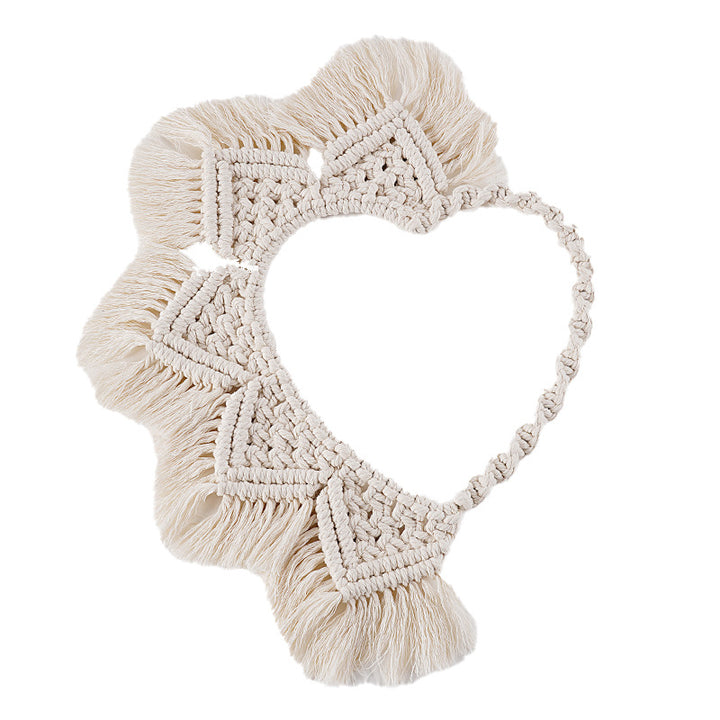 Macramé Heart-Shaped Wall Hanging Decor
