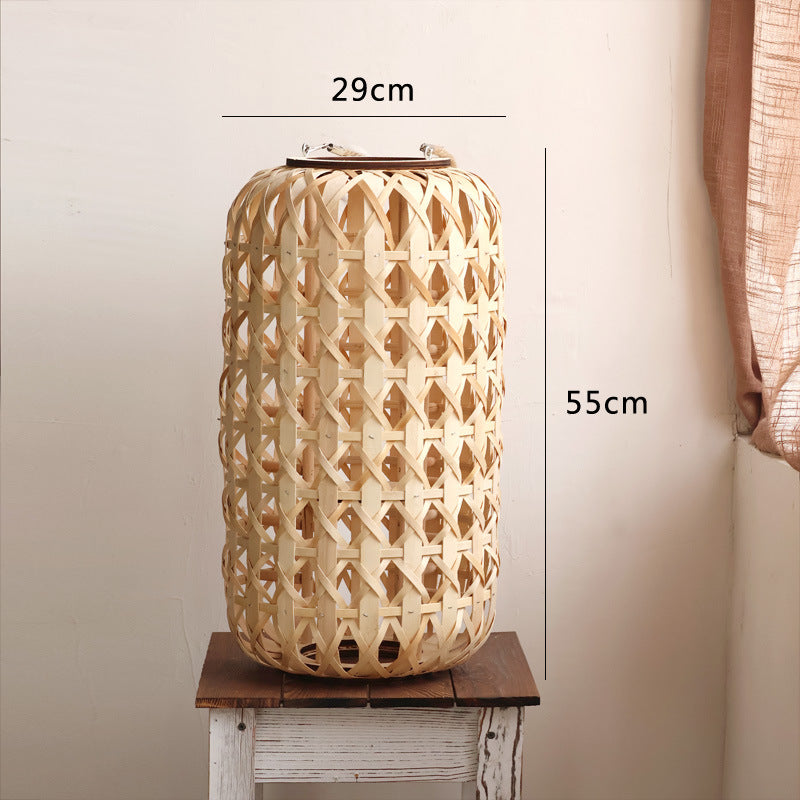 Handcrafted lantern in natural design