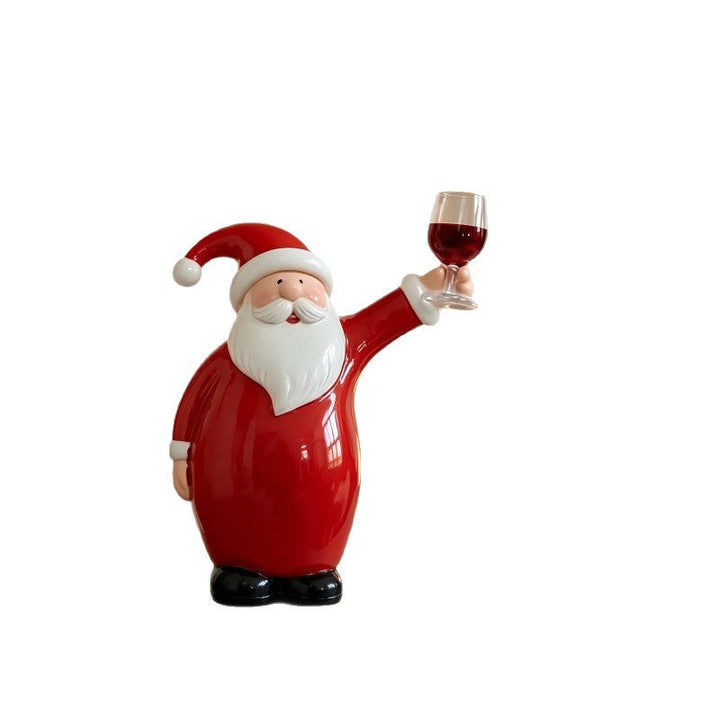 Decorative Santa Claus figure with beer mug