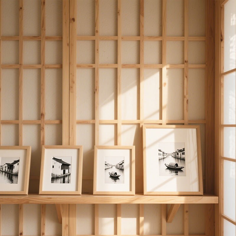 Framed Scenic Boat Artwork