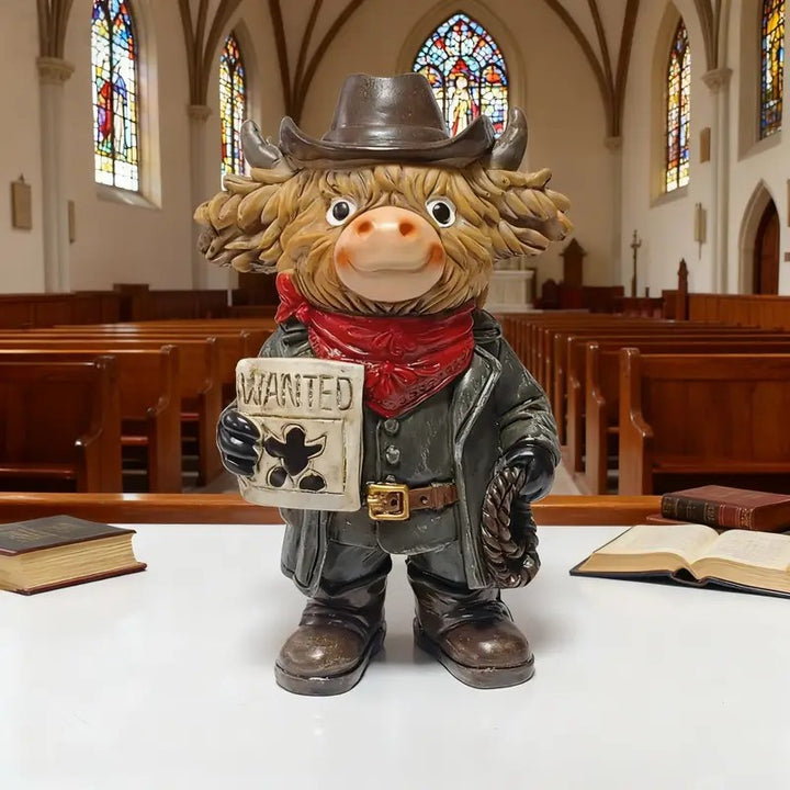 Funny Cowboy Figurine