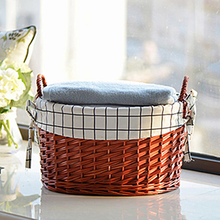 Decorative Wicker Storage Basket