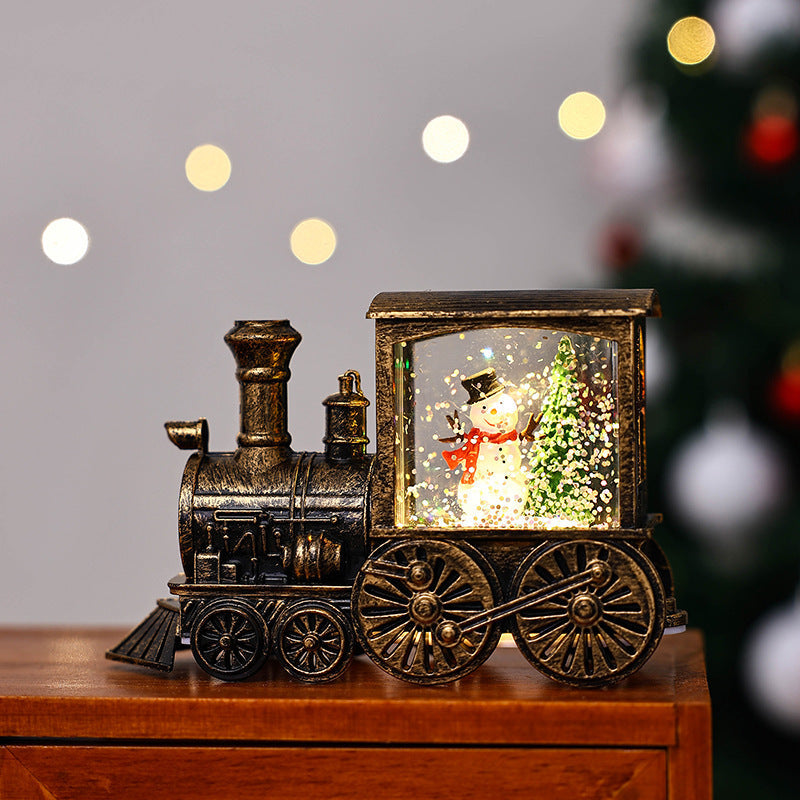 Snow Globe Lamp