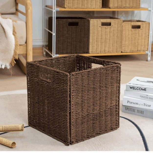 Woven Seagrass Toy Storage Container