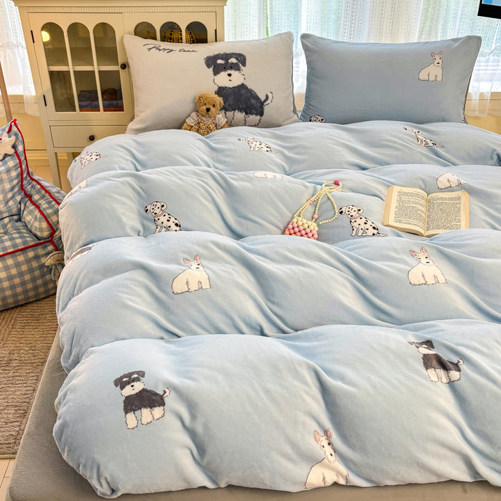 Playful Animal-Themed Comforter Set