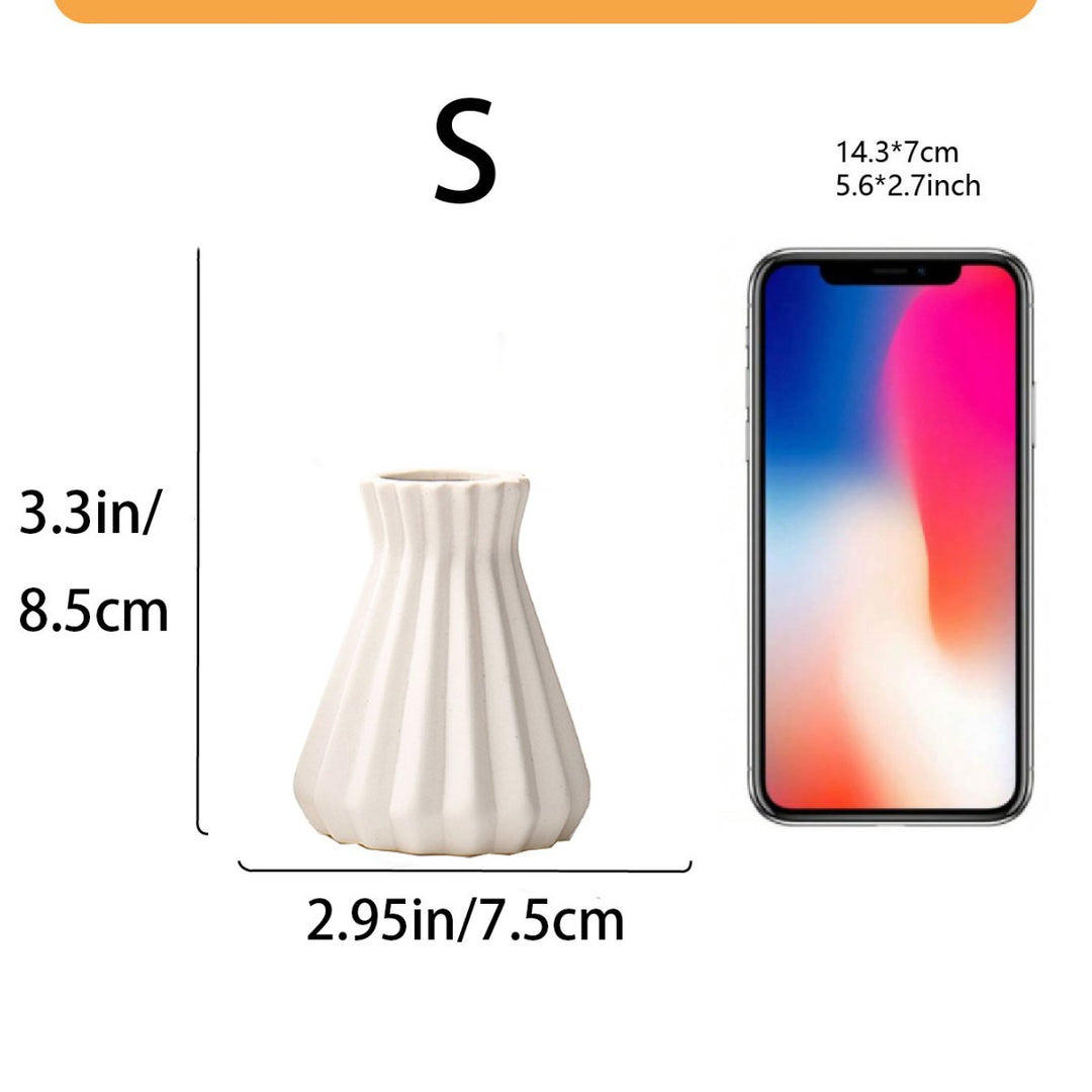 Elegant Textured Ceramic Vase