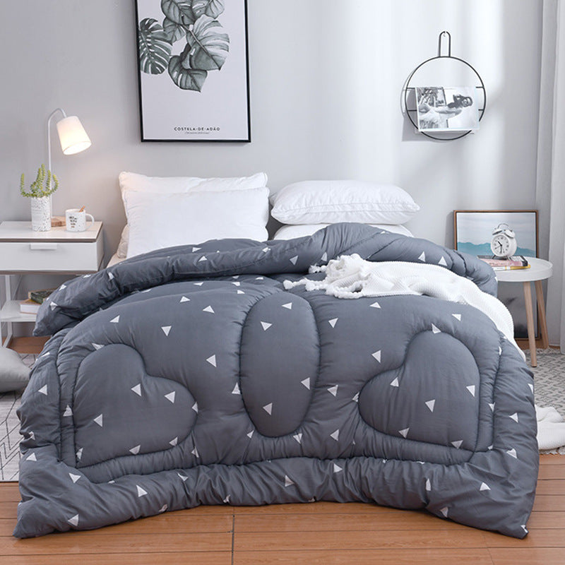 Heart-Shaped Pattern Quilted Comforter