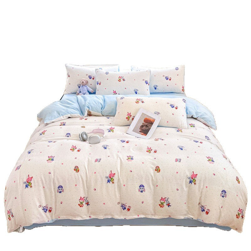 Playful Cartoon-Themed Duvet Cover Set1792692729