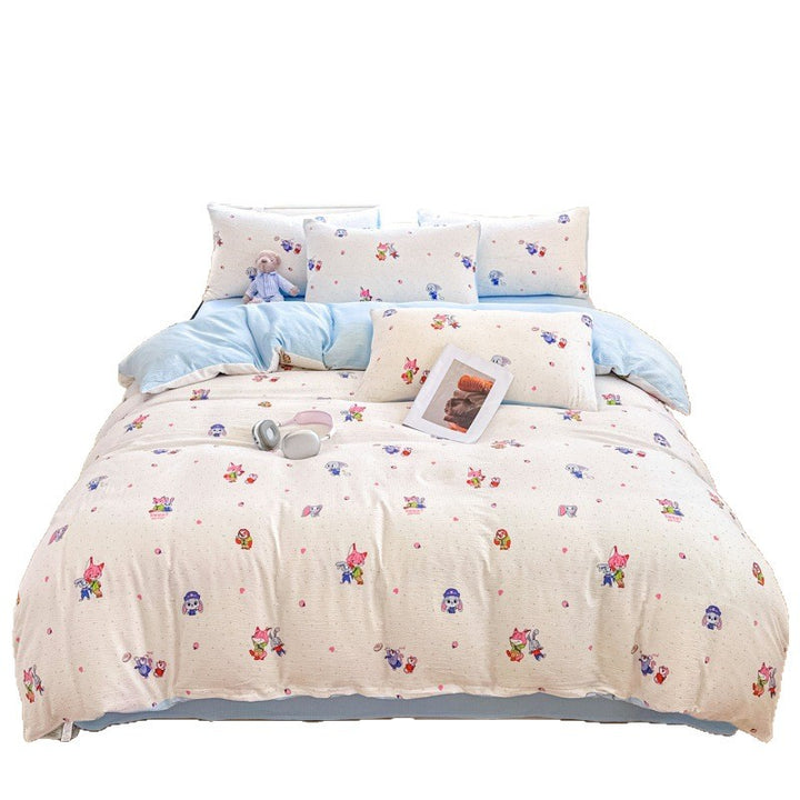 Playful Cartoon-Themed Duvet Cover Set1792692729