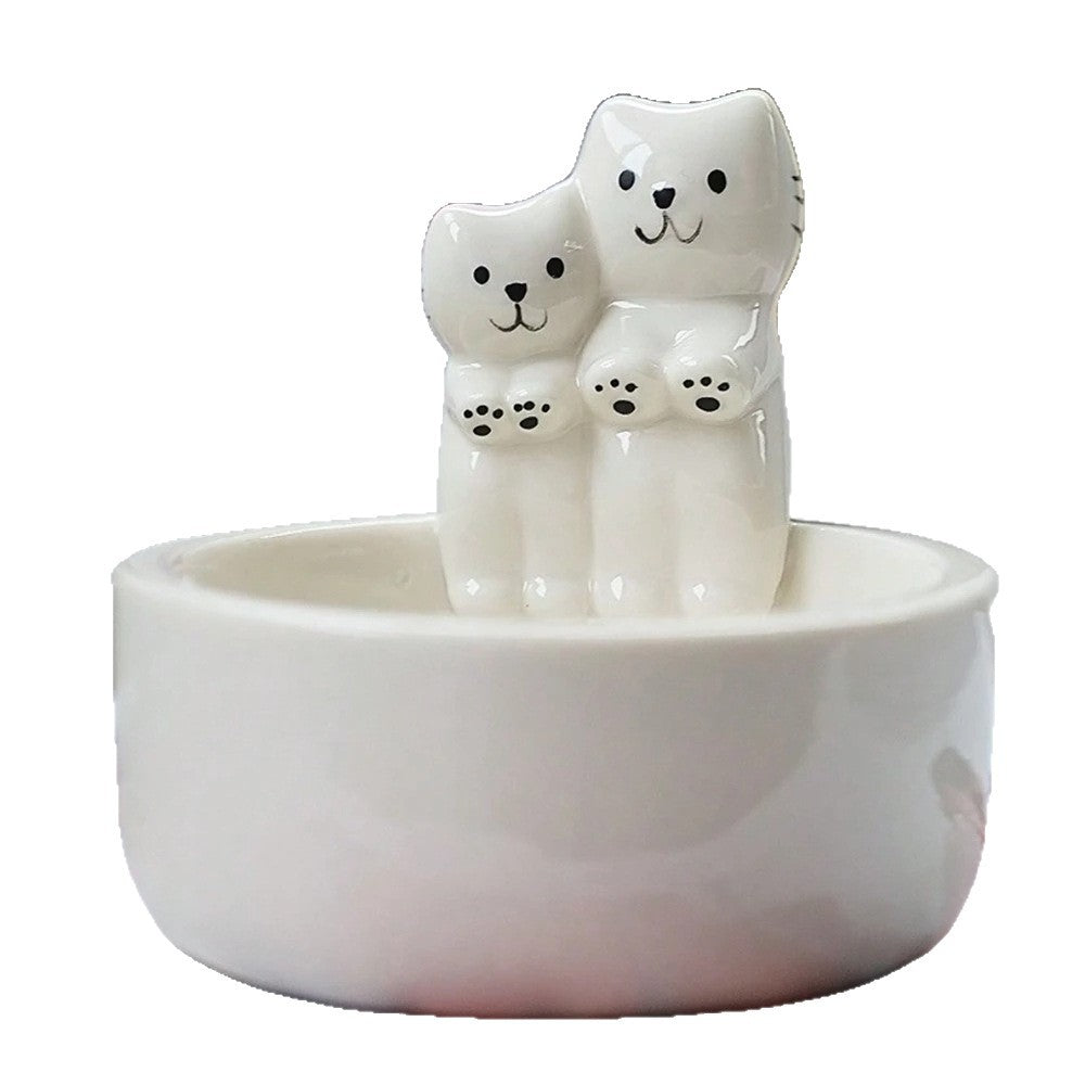 Decorative Ceramic Cat Planter