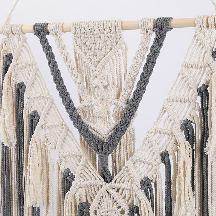 Macrame Wall Hanging with Fringes