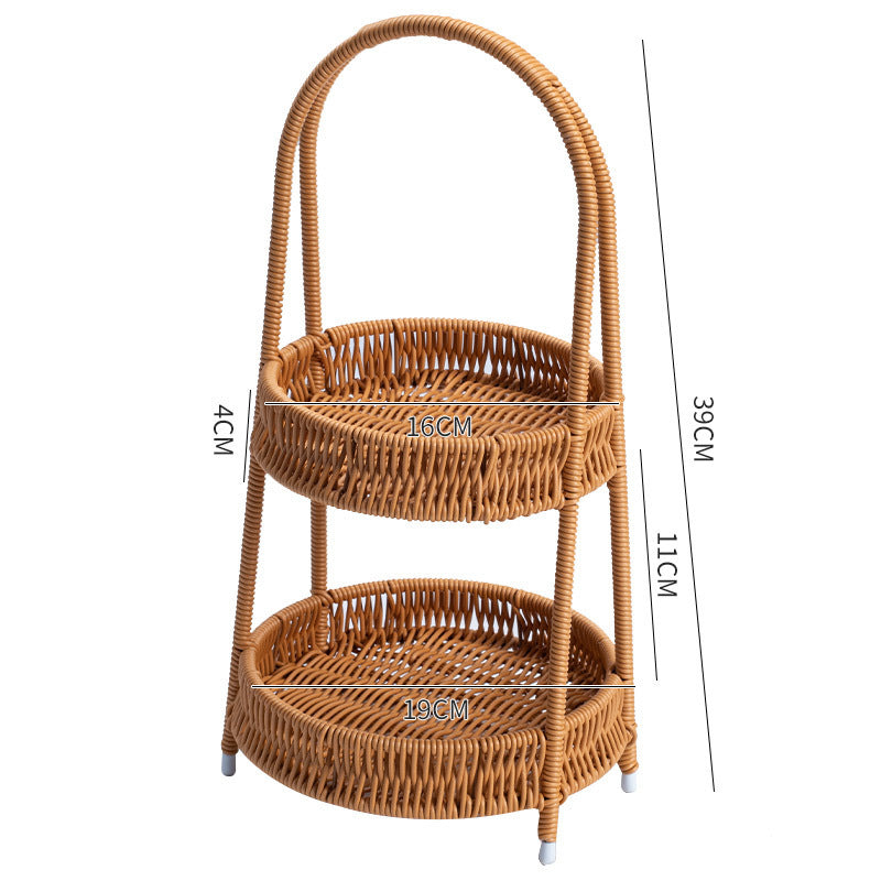 Handcrafted Wicker Storage Basket