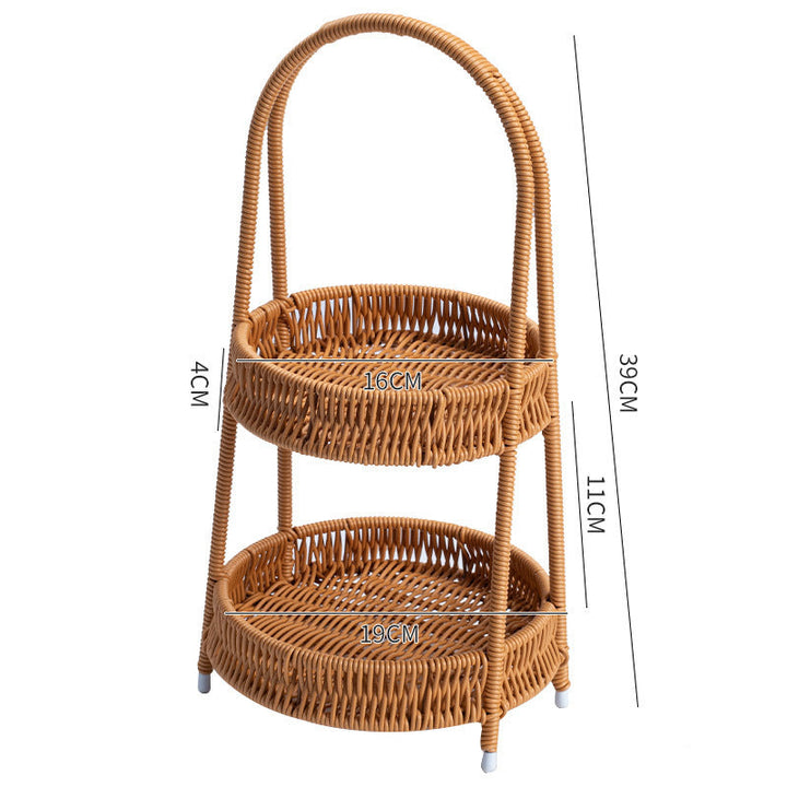 Handcrafted Wicker Storage Basket