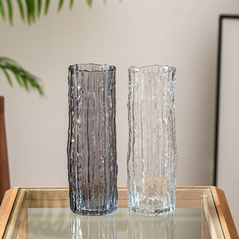 Artful Glass Vase in Modern Design