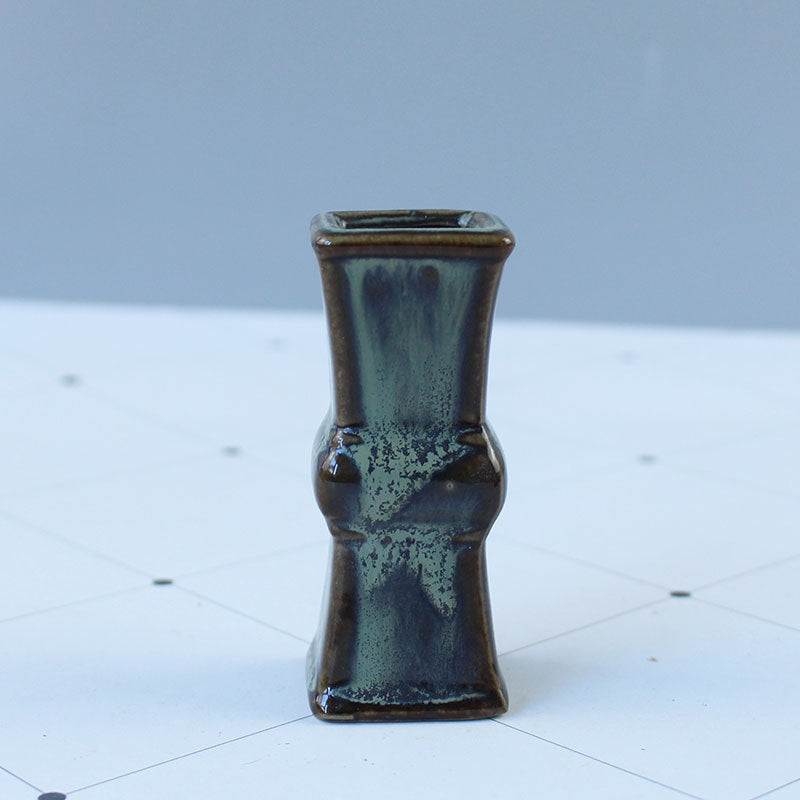 Elegant ceramic vase with artistic design