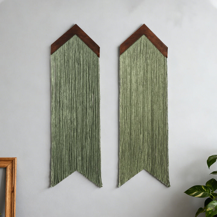 Macrame Wall Decor with Cloud Motif