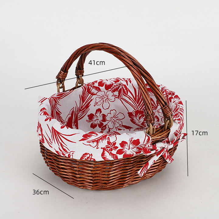 Decorative Rattan Basket