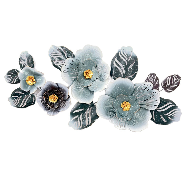 Floral Metal Wall Art Sculpture