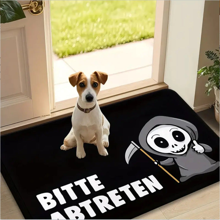 Whimsical Cartoon Entrance Mat