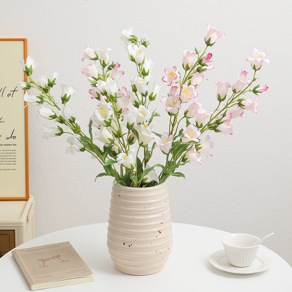 Artificial flower branch with elegant bell flowers