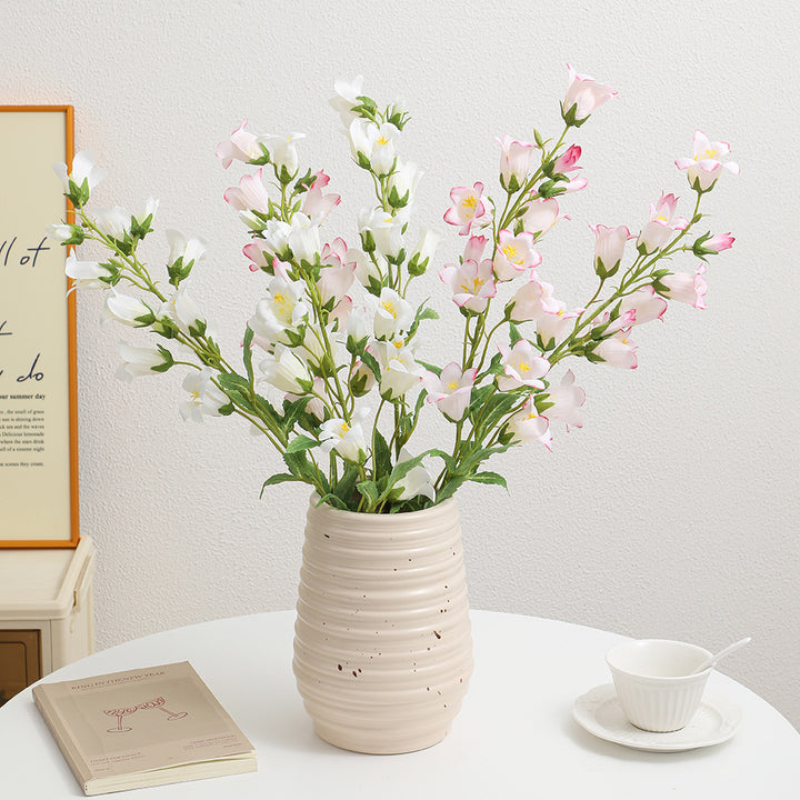 Artificial flower branch with elegant bell flowers