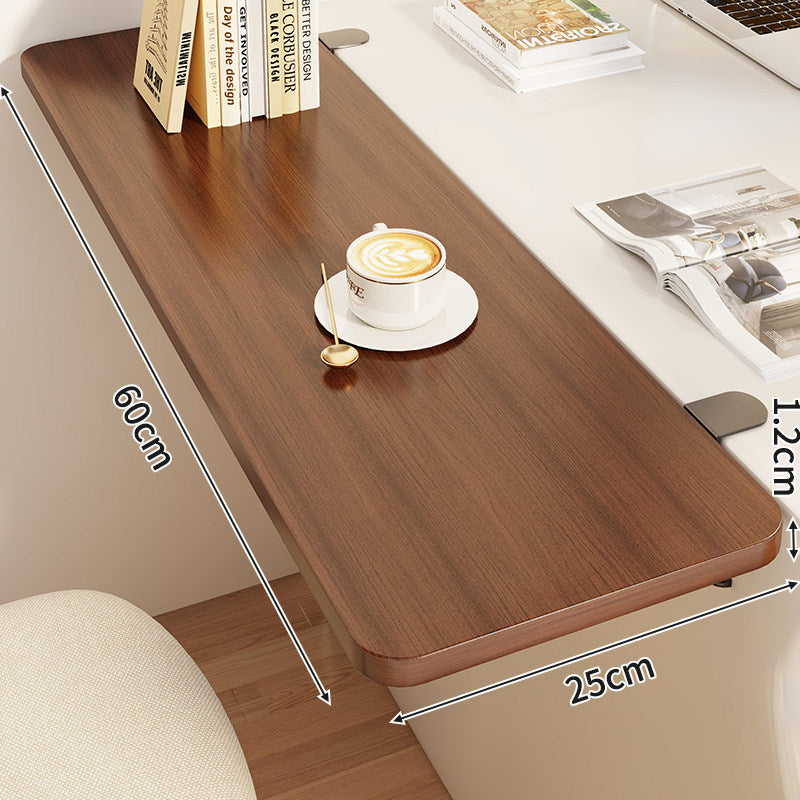 Compact Foldable Clip-On Desk-Edge Shelf