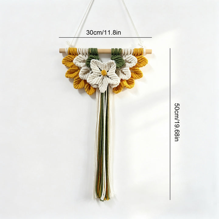 Floral Macrame Wall Hanging