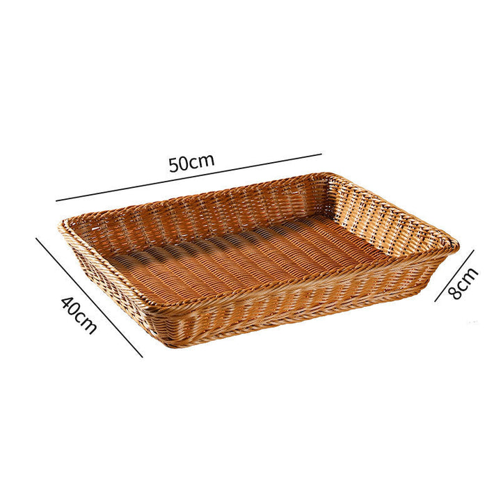 Large Rectangular Woven Storage Tray