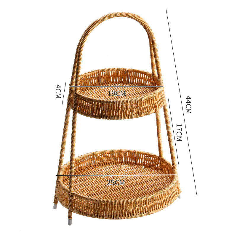 Handcrafted Wicker Storage Basket
